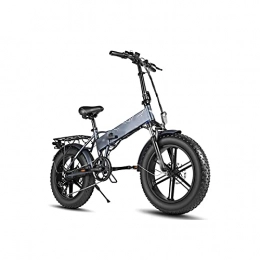 Liangsujian Bike Liangsujian Electric Bike 48V Bike 750W Powerful Motor Electric Bicycle 45KM / H Mountain / snow Ebike (Color : Gray)