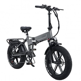 LIU Electric Bike Liu 20" Foldable Electric Bike 800w 48v 12.8ah Electric Bicycle 4.0 Fat Tire Electric Bike Adult Folding Bikes (Color : MG Two-Batteries)