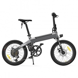 LIU Electric Bike Liu Foldable Electric Bike 20'' CST Tire Urban E-Bike IPX7 250W Motor 25km / H Removable Battery Electric Bicycle (Color : Dark Grey)