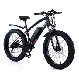 LIU Electric Bike Liu Men Mountain Electric Bike for Adults 26 * 4.0 Inch Fat Tire Electric Bicycle 48W 12.5Ah Electric Mountain Electric Bike (Color : 1000W, Number of speeds : 21)