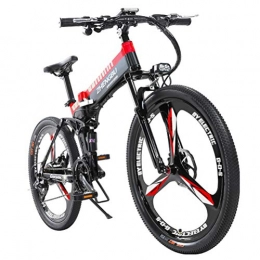 LOO LA Electric Bike LOO LA 48V 240W 10ah Electric Mountain Bike 26inch Fat Tire e-Bike 27 Speeds Beach Cruiser Mens Sports Mountain Bike Front and rear double hydraulic disc brakes