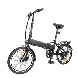 LWL Bike LWL Electric Bike Foldable For Adults 350W E Bikes Lightweight 20 Inch Folding Electric Bike 36V 10.5 AH Mini Electric Bicycle (Color : Black)