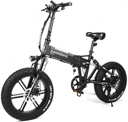 MQJ Bike MQJ Ebikes 20" Electric Bike 500W Fat Tire Ebike for Adults, Folding Ebikes Bicycle with 48V 10.4Ah Hidden Lithium Battery for Men Women, Black, 1