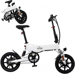 MQJ Bike MQJ Ebikes Foldable Electric Bikes for Adult, Aluminum Alloy Ebikes Bicycles, 14" 36V 250W Removable Lithium-Ion Battery Bicycle Ebike, 3 Working Modes, 5.2Ah, 5.2Ah