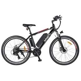 MYATU  Myatu 26" Electric Bike, 50 Miles Average Range, 36V 12.5 Ah Removable Lithium Battery, Shimano 21 Speed, Double Disc Brakes, Electric Mountain Bikes With Pedal-Assist for Adults
