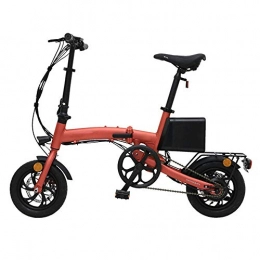 NBWE Bike NBWE Electric Car Small Mini Lithium Battery Folding Electric Car Matt Red 10.4A Battery Life 30~40KM Suspension