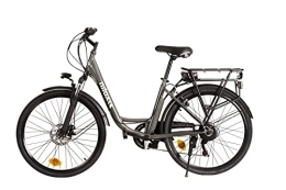 Nilox Bike Nilox J5 Plus, Unisex Adult Electric Bike, Grey, 26