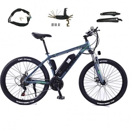 QDWRF Electric Bike QDWRF Electric Bike 350W Brushless Motor 36V 8AH / 10AH / 13AH LG Li-Battery Smart E-Bike Double Disc Brake 27-Speed 10AH