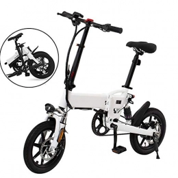 QYL Electric Bike QYL Electric Mountain Bike for Adults 7.8AH 250W 36V Lightweight with LED Headlights Folding Ebike, Disc Brake