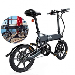 QYL Electric Bike QYL Folding Bike, 250W 36V with LCD Screen 14Inch Tire Lightweight Electric Bicycles for Men Women City Commuting