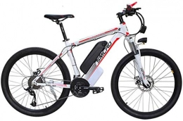 RDJM Bike RDJM Ebikes 26" Electric Mountain Bike for Adults - 1000W Ebike with 48V 15AH Lithium Battery Professional Offroad Bicycle 27 Speed Gear Outdoor Cycling / Commute Bike (Color : Red)