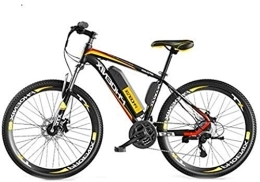 RDJM Bike RDJM Ebikes, 26'' Electric Mountain Bike With Removable Large Capacity Lithium-Ion Battery (36V 250W), Electric Bike 27 Speed Gear For Outdoor Cycling Travel Work Out (Color : Yellow)