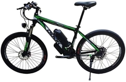 RDJM Bike RDJM Ebikes, 26 Inch Mountain Electric Bicycle 36V250W8AH Aluminum Alloy Variable Speed Dual Disc Brake 5-Speed Off-Road Battery Assisted Bicycle Load 150Kg (Color : Green)