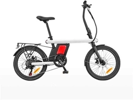 RDJM Bike RDJM Ebikes, Adult Mountain Electric Bike, 250W 36V Lithium Battery, Aerospace Aluminum Alloy 6 Speed Electric Bicycle 20 Inch Wheels (Color : B)