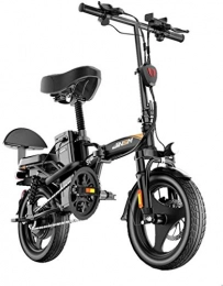 RDJM Bike RDJM Ebikes, Adults Electric Bike, 14 Inch 48V E-bike With 10-25Ah Lithium Battery, City Bicycle Max Speed 30 Km / h, Disc Brake (Size : 25AH)