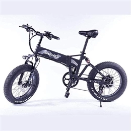 RDJM Bike RDJM Ebikes, Electric Bicycle Folding Snow Lithium Battery Wide Tire Electric Bicycle Adult Commuter Fitness Aluminum Alloy 350W (Color : Gray, Size : 36V)