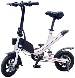 RDJM Bike RDJM Ebikes, Fast Electric Bikes for Adults Adult with 12" Shock-absorbing Tires Foldable Electric Kick Scooter with Seat Maximum Speed 25km / H 30KM Running Distance City Bicycle for Commuting