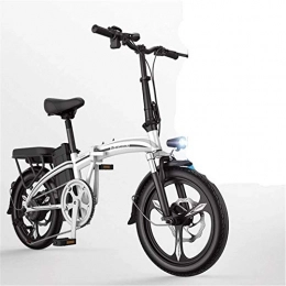 RDJM Electric Bike RDJM Ebikes, Fast Electric Bikes for Adults Lightweight and Aluminum Folding E-Bike with Pedals Power Assist and 48V Lithium Ion Battery Electric Bike with 14 inch Wheels and 400W Hub Motor