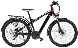 RDJM Bike RDJM Ebikes, Mountain Electric Bike, 27.5 Inch Travel Electric Bicycle Dual Disc Brakes with Mobile Phone Size LCD Display 27 Speed Removable Battery City Electric Bike for Adults