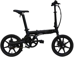 RDJM Bike RDJM Electric Bike, 16 inch Folding Electric Bikes, Aluminum alloy intelligent Bikes LCD liquid crystal instrument ACS cruise system Outdoor Cycling Travel Lithium Battery Beach Cruiser for Adults