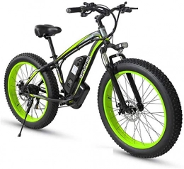 RDJM Electric Bike RDJM Electric Bike, 21 Speed 1000W Electric Bicycle 26 4.0 Fat Bike 5 PAS Hydraulic Disc Brake 48V 17.5Ah Removable Lithium Battery Charging (Color : Green, Size : 1000w15Ah)
