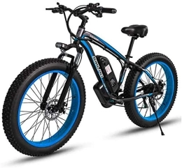 RDJM Bike RDJM Electric Bike, Adult 26 Inch Electric Mountain Bike, 48V Lithium Battery Aluminum Alloy 18.5 Inch Frame 27 Speed Electric Snow Bicycle, With LCD Display (Color : C, Size : 10AH)