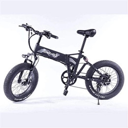 RDJM Bike RDJM Electric Bike, Electric Bicycle Folding Snow Lithium Battery Wide Tire Electric Bicycle Adult Commuter Fitness Aluminum Alloy 350W, Gray, 36V