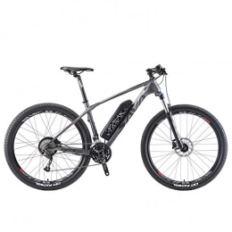 RockBros Electric Bike ROCKBROS SAVA Knight3.0 Carbon Fiber e Bike 27.5 inch Electric Mountain Bike Pedal-Assist MTB Pedelec Bicycle with Shimano ALTUS M2000 27 Speed and Removable 36V / 13Ah Samsung Li-ion Battery