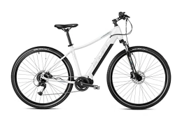 ROMET Electric Bike ROMET E-bike electric cross Orkan F white, 250W Bafang Mid Motor, 80Nm, 480Wh battery, fork SR Suntour NEX E25 DS, SHIMANO Tourney 7 speed, hydraulic brake discs, frame 20'', wheels 28