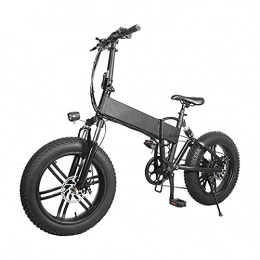 RUBAPOSM Electric Bike RUBAPOSM Electric Powerful Bicycle 20" Fat Tire Bike 500W 36V / 12AH Battery / 7-Speed / Fast folding / Aluminum Alloy Frame, E-Bike Moped Snow Beach Mountain Ebike Throttle & Pedal Assist