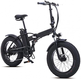 RVTYR Bike RVTYR 20 inch Electric Snow Bike 500W Folding Mountain Bike with Rear Seat with 48V 15AH Lithium Battery and Disc Brake foldable bike