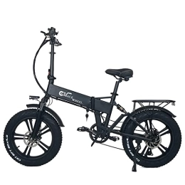 通用 Electric Bike RX20M Folding Electric Bicycle 48V Lithium Battery 20 * 4.0 Fat Tire Mountain Bike Snow Bike E-bike (Standard)