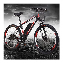 S HOME Electric Bike S HOME （black+ Red） Electric Bicycle，Electric Bike，e Bike，lithium Battery，21 Speed，36v，8Ah，mountain Bike，bike Electric，Three Riding Modes To Enjoy Riding Time