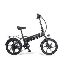 Generic Electric Bike Samebike 20LVXD30 Electric Bike 26"Aluminum alloy suspension mountain frame(Matte black)