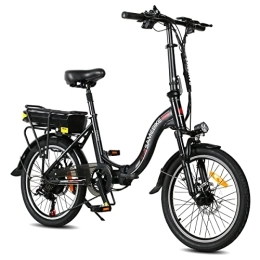 Samebike  SAMEBIKE Folding Electric Bicycle for Adults 36V 10AH Removable Battery 20 Inch Folding Electric Commuter Ebike City Bicycle Quick Delivery