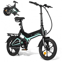 Samebike Electric Bike SAMEBIKE JG7186 Folding Electric Bike 16 Inch Wheel 36V 7.5AH Lithium-Ion Battery Moped Bicycle E-bike