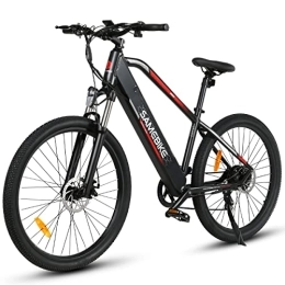 Samebike  SAMEBIKE MY275 Electric Mountain Bikes with 48V 13AH Removable Battery 27.5 inch Ebike TFT Color LCD Display Commuter Electric Bikes for Adults Black