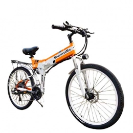 SAWOO Electric Bike SAWOO 26 inch Mountain Electric Bike 500W Folding Ebike 48V 12.8ah Removable and Waterproof Battery 21 Speed Road Bike Adult