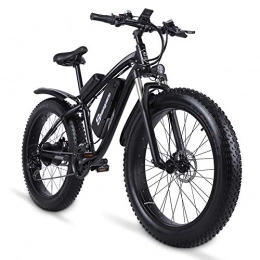 sheng milo Electric Bike Sheng milo MX02S 48V 1000W Electric Bike Electric Mountain Bike 26inch Fat Tire e-Bike 21 Speeds Beach Cruiser Mens Sports Mountain Bike Lithium Battery Hydraulic Disc Brakes