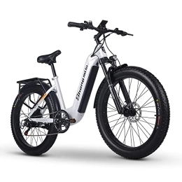 Shengmilo  Shengmilo E-Mountain Bike, MX06 Electric Bikes For Adults, Fat Tire E-bike with 3 Riding Modes Easy to Assemble, 48V15Ah Removable Battery, BAFANG Motor, Hydraulic Disc Brakes design