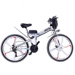 SMLRO Bike SMLRO Adult Electric Bicycles 26" Folding Mountain Bike, 48V 13Ah 350W 21-Speed Gear, 3 Working Modes