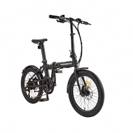 suyanouz Bike Suyanouz 20 Inch Folding Electric Bicycle Aluminum Alloy Light Ebike Adult Travel City Electric Bicycle, Black