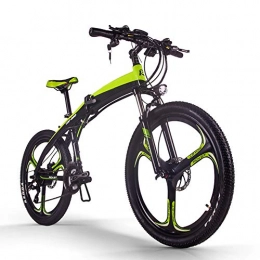 cysum Bike sysumAdult Electric Mountain Bike 250W Aluminum Alloy Ebike Bicycle 21inchTires 21speed Foldable Electric Mountain Bike Road Bike Cyclocross Bike with Lithium one year warranty British warehouse Green