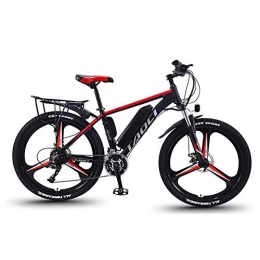 TANCEQI Electric Bike TANCEQI Fat Tire Electric Mountain Bike for Adults, Lightweight Magnesium Alloy Ebikes Bicycles All Terrain 350W 36V 8AH Commute Ebike for Mens, 26 Inch Wheels, Red