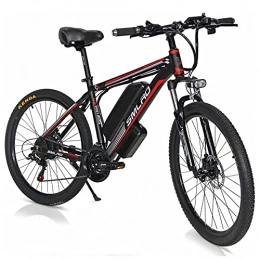 TAOCI Bike TAOCI 26 Inch City E-Bike, Pedelec E-Bikes With Shimano 21-speed Removable 48V 10AH Lithium Battery, Mountain Ebike for Commuter Travel