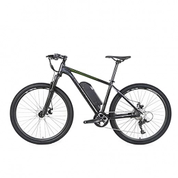 TERLEIA Bike TERLEIA Electric Bike Commute Ebike with 250W Motor 36V 10Ah Lithium Battery 3 Working Modes E-Bike Wire Pull Mechanical Disc Brake Adults Variable Speed Electric Bicycle, Black green, 26 inches