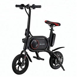 Ti-Fa Bike Ti-Fa P01 Lightweight Electric Bike 36V 350W Foldable Pedal Assist E-Bike 12 inch with 7.5Ah Lithium Battery, Disc Brake, Red