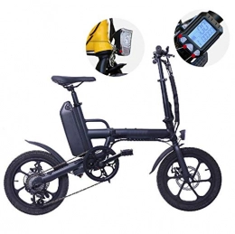 TX Bike TX Electric Bike Easy Folding Lightweight Electric Bicycle Multiple Riding Modes Change Disc Brake, Black