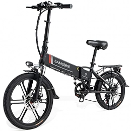 Samebike Bike UK Next Working Day DeliverySAMEBIKE 20LVXD30-II 350W Motor 35km / h 12.5AH 20 Inch Folding Electric Bike (Black)