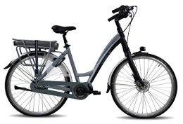 Vogue Electric Bike Vogue Royal 28 Inch 51 cm Woman 8SP Roller brakes Light blue / Matte black